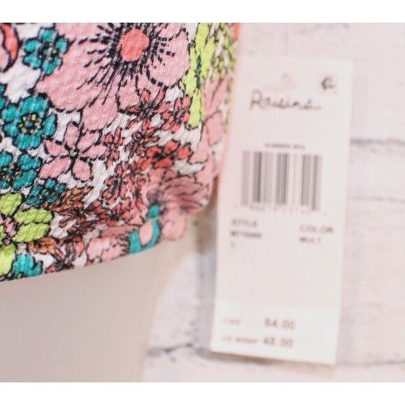 Raisins Junior’s Summer Floral Print Bikini Top Size Large NWT $48 - Picture 6 of 8